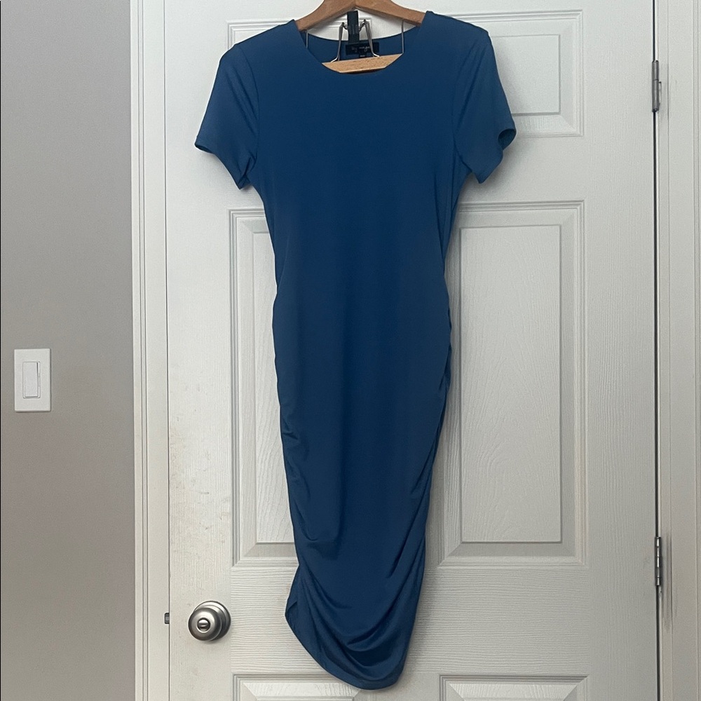 Elegant Blue Women's Dress